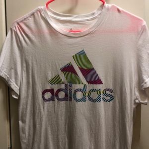 Adidas logo tee